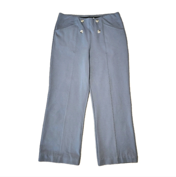 Betabrand Atlantic Wide Leg Pants - Grey XL Petite - Picture 2 of 14
